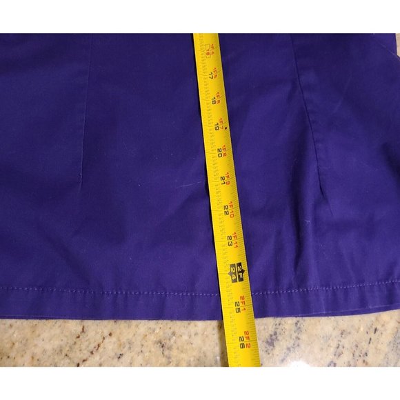Women's S Small Koi by Kathy Peterson Purple Srub Top - Picture 9 of 12